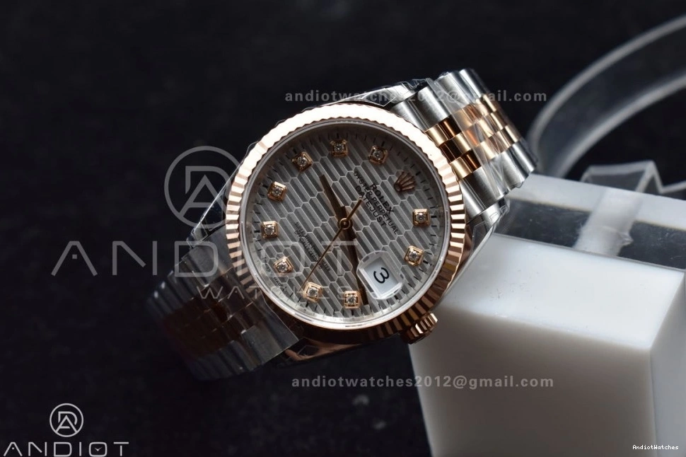 1:1 VS 36 TopPick Bracelet SS 904L DateJust Diamond Dial Jubilee On Silver Edition 563 126234 Markers VSF Best 0301